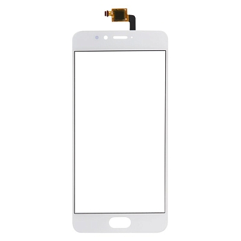 Сенсорное стекло (тачскрин) для Meizu M5S, белый