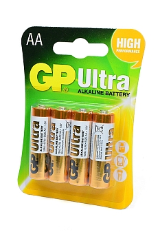 Батарейка (элемент питания) GP Ultra GP15AU-2UE4 LR6 BL4, 1 штука