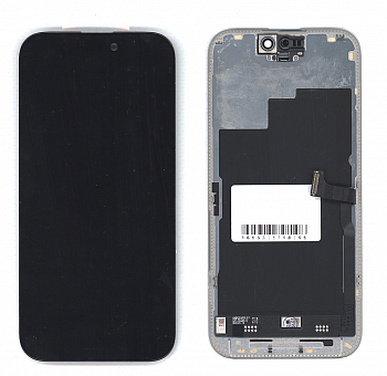 Дисплей (модуль) для Apple iPhone 15 Pro в сборе с тачскрином черный (OR)
