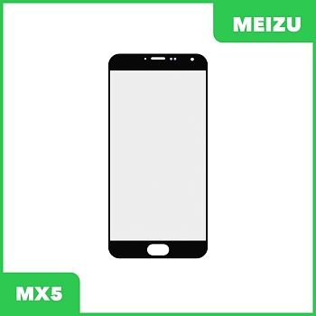 Стекло для переклейки дисплея Meizu MX5, черный