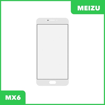Стекло + OCA пленка для переклейки Meizu MX6, белый