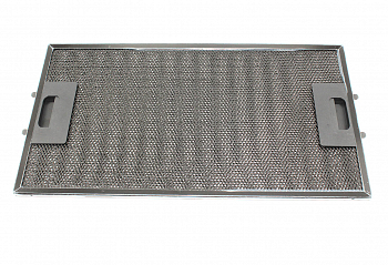 Фильтр алюминиевый рамочный для вытяжки 375х205х8 чёрный