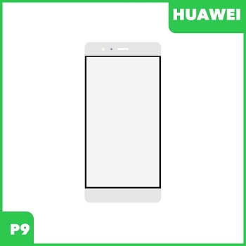 Стекло + OCA пленка для переклейки Huawei P9 (EVA-L19), белый