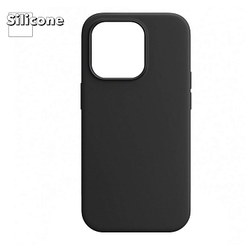 Силиконовый чехол для iPhone 14 Pro "Silicone Case" (черный)