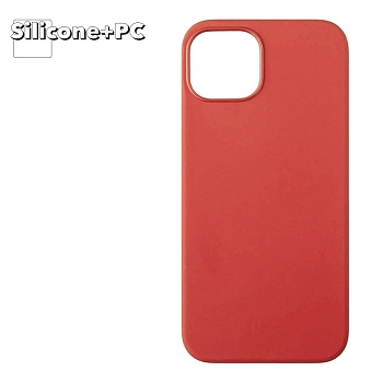 Чехол HOCO Pure Protective для Apple iPhone 14, силикон + РС (красный)