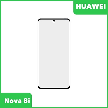 Стекло + OCA пленка для переклейки Huawei Nova 8i (NEN-LX1), черный