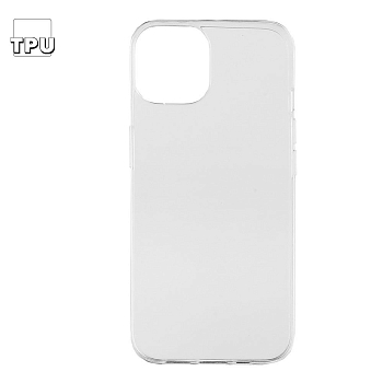 Силиконовый чехол "LP" для iPhone 14 TPU (прозрачный) европакет